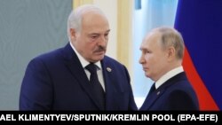 Александр Лукашенко и Владимир Путин