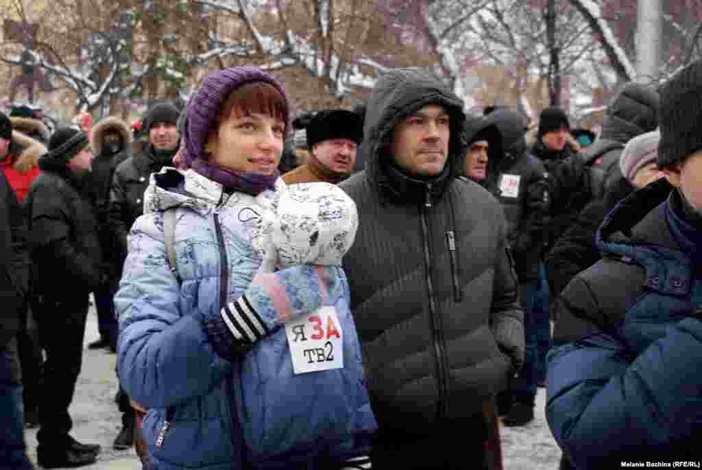 Пикет в Томске в защиту &quot;ТВ-2&quot;