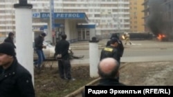 Каспийск шагьаралда автомобилазул цIатари бичулеб станициялда аскIоб ккараб кьвагьи