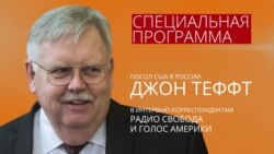 Джон Теффт в московском бюро Радио Свобода