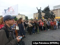 Митинг в защиту башня Шухова