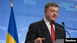 Петр Порошенко на пресс-конференции в Киеве