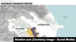 Azərbaycan, Dağlıq Qarabağ münaqişə zonası (stratfor.com - shreenshoot)