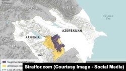 Stratfor araşdırmalar mərkəzinin xəritələrindən biri. 