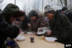 Авдеевка, полевая кухня, 2 февраля