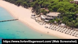 Курорт Forte Village Resort, фрагмент иллюстрации с официального сайта