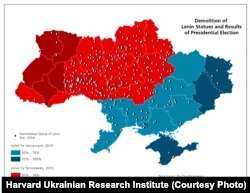 "Ленинопад" и результаты выборов президента в 2010 году