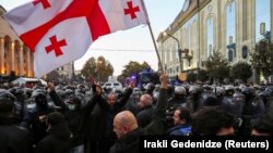 Акция протеста в Тбилиси