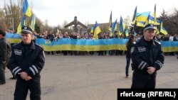 Митинг "За единую Украину" в Краматорске