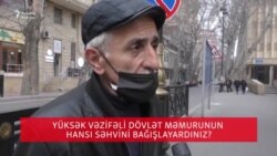 Yüksək vəzifəli dövlət məmurunun hansı səhvini bağışlayardınız?