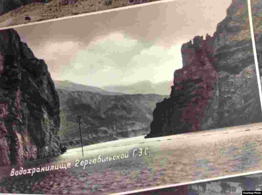 Водохранилище Гергебильской ГЭС.