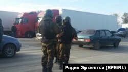 Dagestan / The strike of truck drivers.