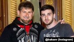 Глава Чечни Рамзан Кадыров и певец Зелимхан Бакаев