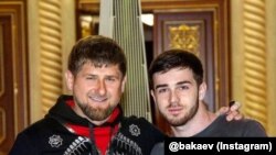 Глава Чечни Рамзан Кадыров и певец Зелимхан Бакаев