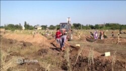 В Донецке сепаратистов хоронят в безымянных могилах