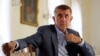 CZECH REPUBLIC -- Czech Prime Minister Andrej Babis attends an interview with Reuters at the Hrzan's Palace in Prague, July 31, 2018